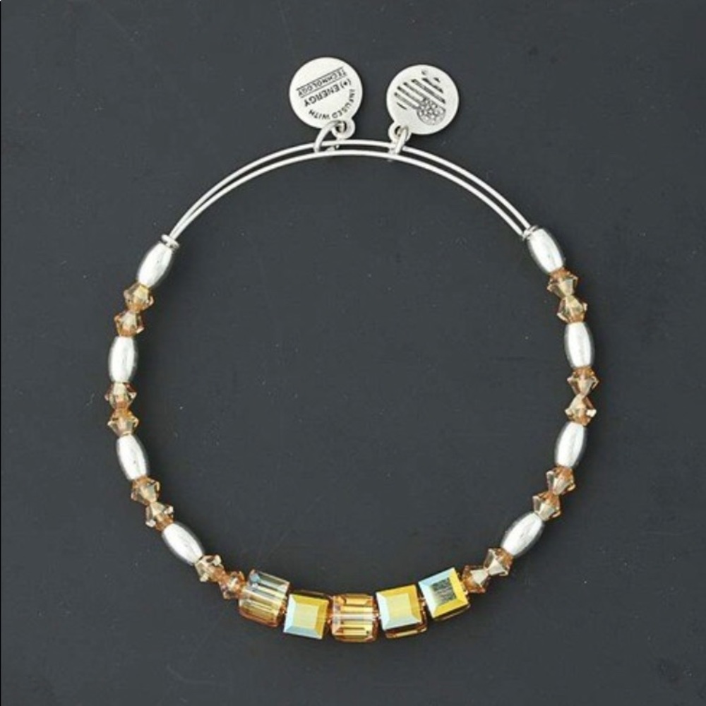 Alex and Ani Glow Beaded Swarovski Crystal Bangle